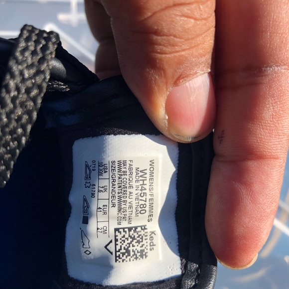 Keds Champion WH45780 Originals Women Sneakers Black Leather Shoes Size 10 - Picture 11 of 12